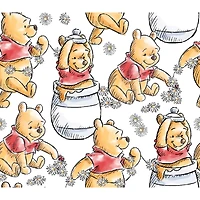 Disney® Winnie the Pooh Playing Cotton Fabric