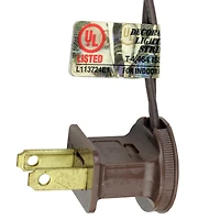 100ct. Warm White Faceted LED C7 String Lights