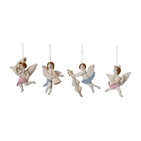Hello Honey® Handmade Wool Felt Cherub Ornaments with Musical Instruments Set