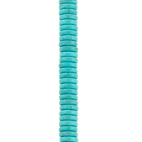 Turquoise Reconstituted Howlite Heishi Beads, 10mm by Bead Landing™