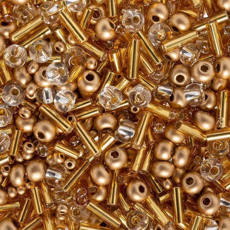 John Bead Czech Glass Seed Beads Mix