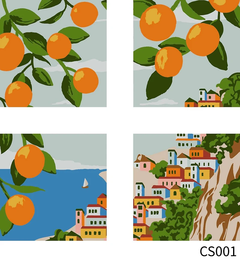 Coastal Paint-by-Number Gallery Mini Kit by Artist's Loft™