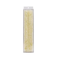 11.5" White Speckled Narrow Taper Candles, 12ct. by Ashland®