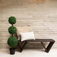 6ft. Potted Artificial Triple Ball Boxwood Topiary Tree