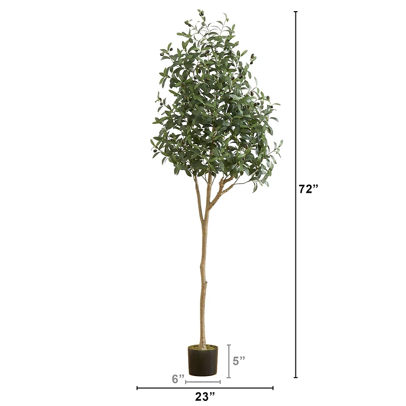 6ft. Potted Artificial Olive Tree