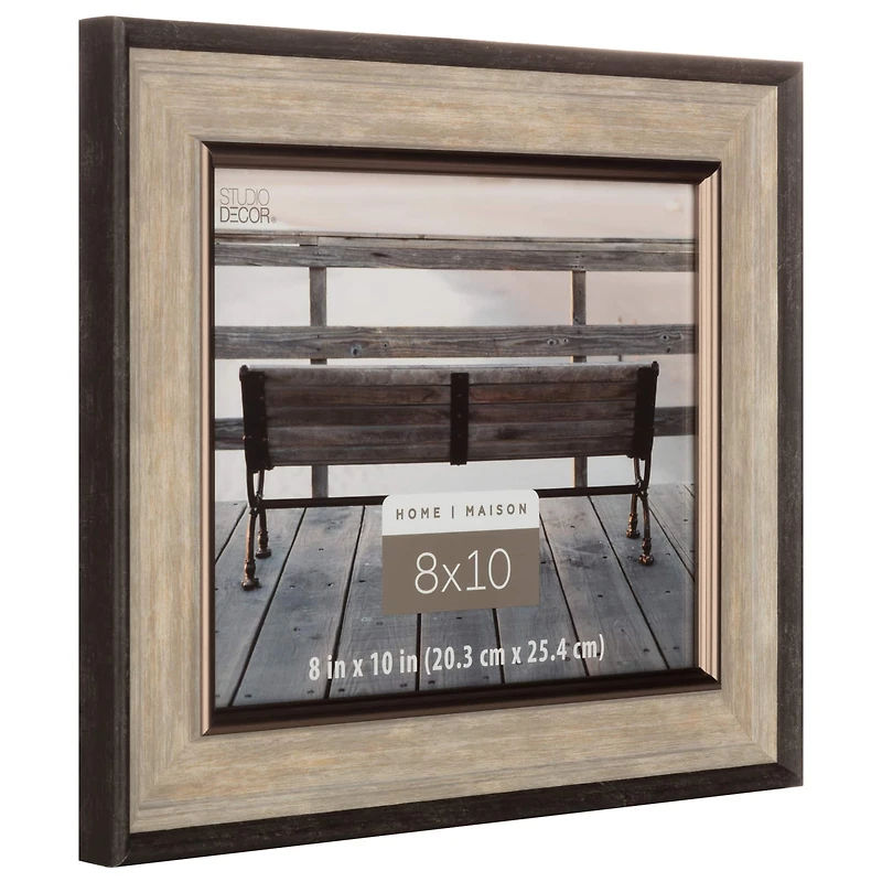 Home 8" x 10" Greige & Black Frame by Studio Décor®
