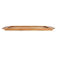 Hello Honey® 14.5" Wide Natural Suar Wood Serving Platter & Tray