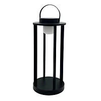 18" Black Metal Solar Lantern by Ashland®