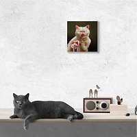 Stupell Industries Missing Cat Milk Box Sour Face Family Pet, 12" x 12"