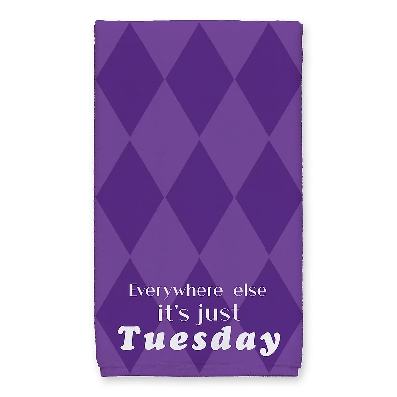 Everywhere Just Tuesday Mardi Gras Tea Towel Set