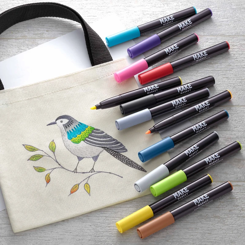 Chisel Tip Fabric Ink Markers by Make Market®