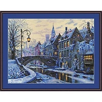 Merejka Winter Evening Counted Cross Stitch Kit
