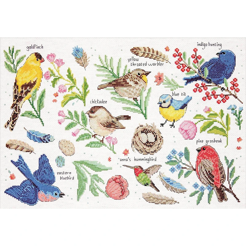 Design Works™ Bird Study Counted Cross Stitch Kit