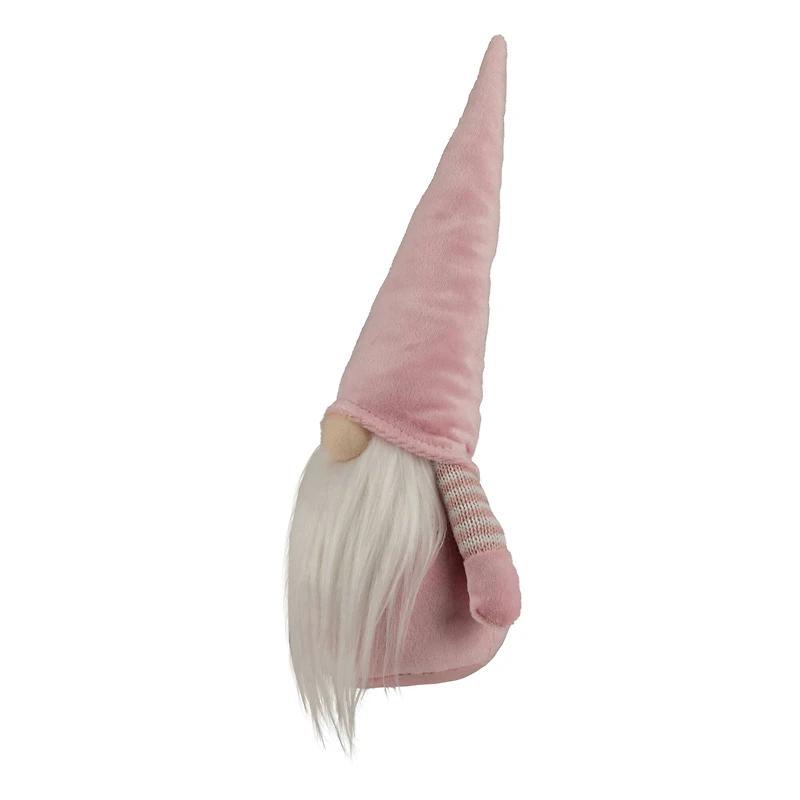12" Pink & White Spring Gnome