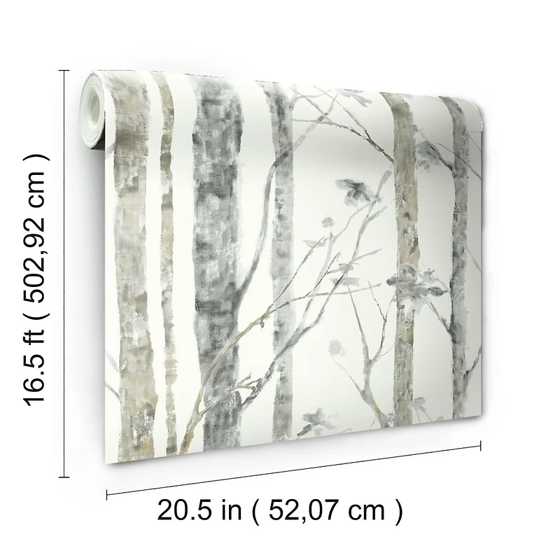 RoomMates Birch Trees Peel & Stick Wallpaper