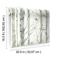 RoomMates Birch Trees Peel & Stick Wallpaper