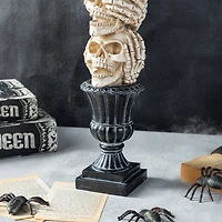 Glitzhome® 18"H Halloween Resin Stacked Skull Table Decor