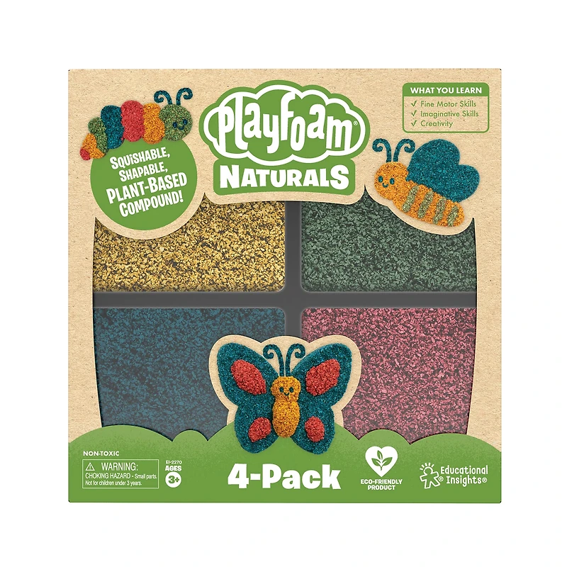 Educational Insights Playfoam Naturals 4-Pack