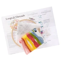 6" Butterflies Embroidery Kit by Loops & Threads®