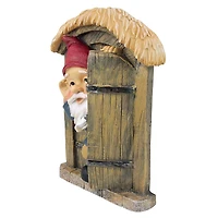 Design Toscano 9" Door Gnome Garden Tree Sculpture