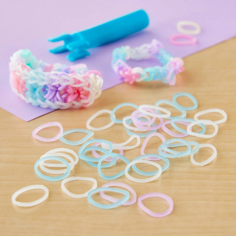12 Pack: Rainbow Loom® Pastel Glow in the Dark Refill Bands