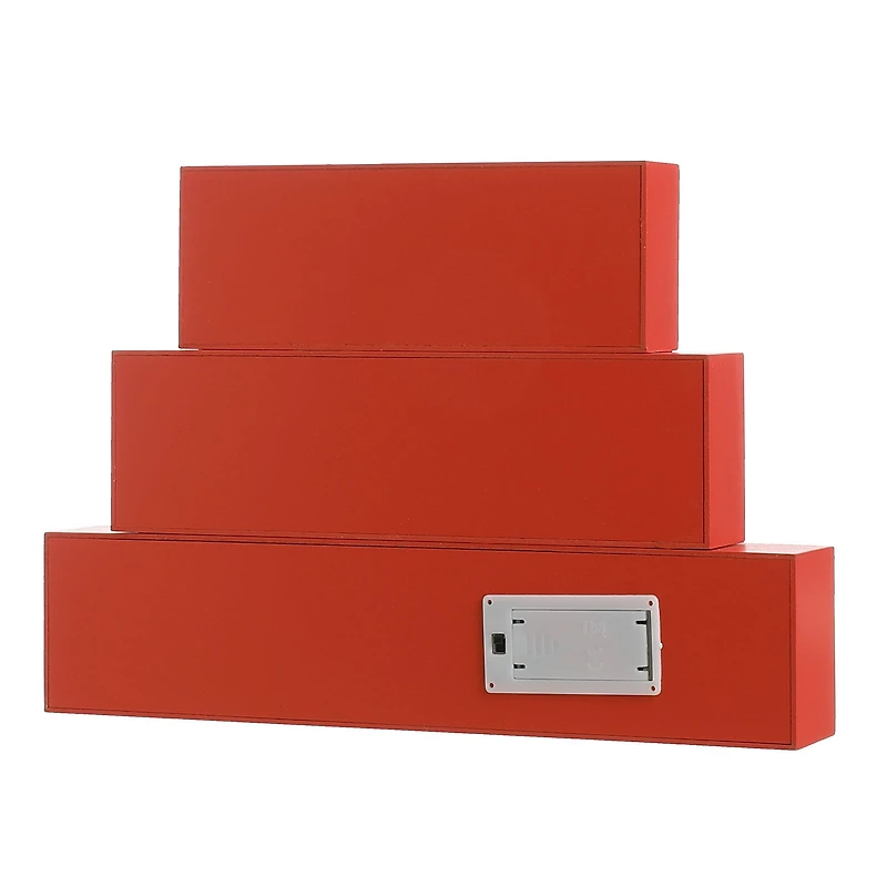 Glitzhome® 12" Lighted Wood Happy Mother's Day Block Sign