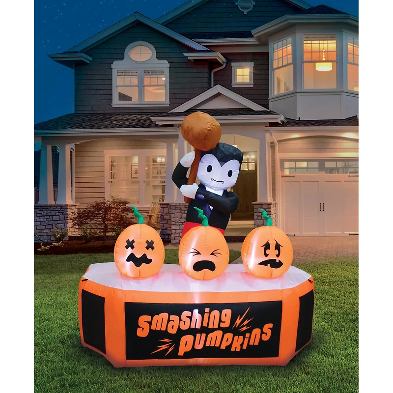 5ft. Inflatable Smashing Pumpkins