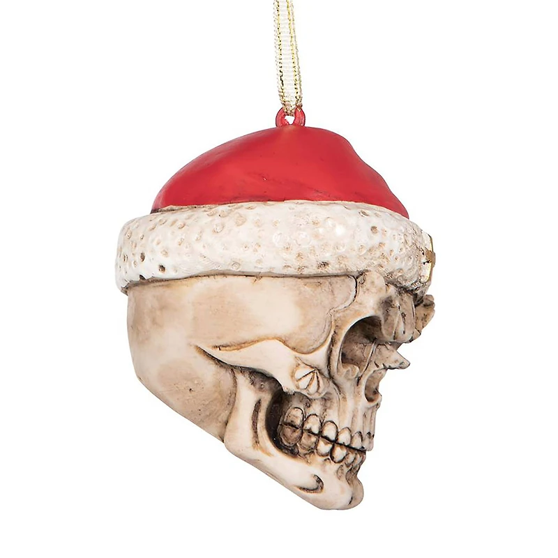 Design Toscano Skelly Claus II Holiday Skeleton Ornament
