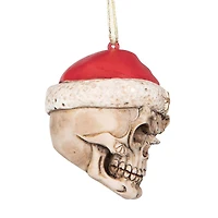 Design Toscano Skelly Claus II Holiday Skeleton Ornament