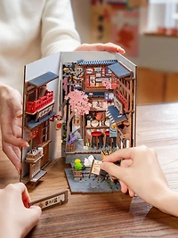 Rolife® Sakura Wine Alley DIY Book Nook Shelf Insert Kit
