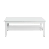 Hello Honey® 14'' Pleasantville Wood 2-Tier Coffee Table