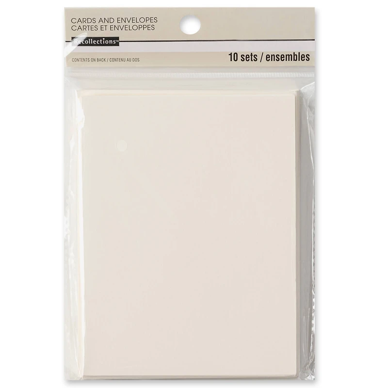 Ivory Cards & Envelopes by Recollections™, 4.25" x 5.5"