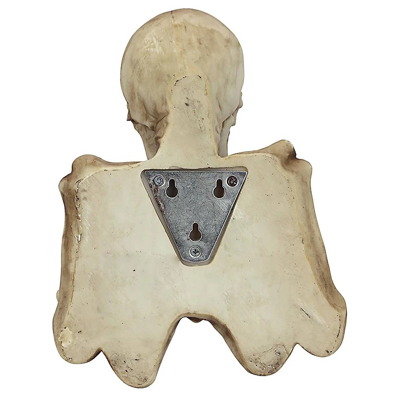 Design Toscano 9.5" Bone Dry Skeleton Bathroom Toilet Paper Holder