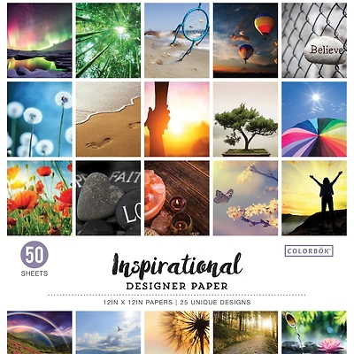 Colorbok® Inspirational 12" x 12" Paper, 50 Sheets