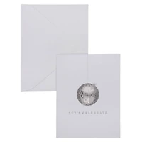 Let's Celebrate Disco Ball Blank Greeting Card Set by Celebrate It™