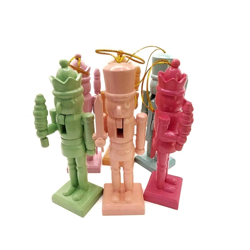 Wizardi Classic Wooden Nutcracker Decoration Set