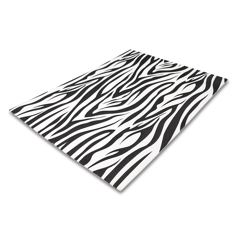 Zebra Print Foam Sheet by Creatology™, 9" x 12"