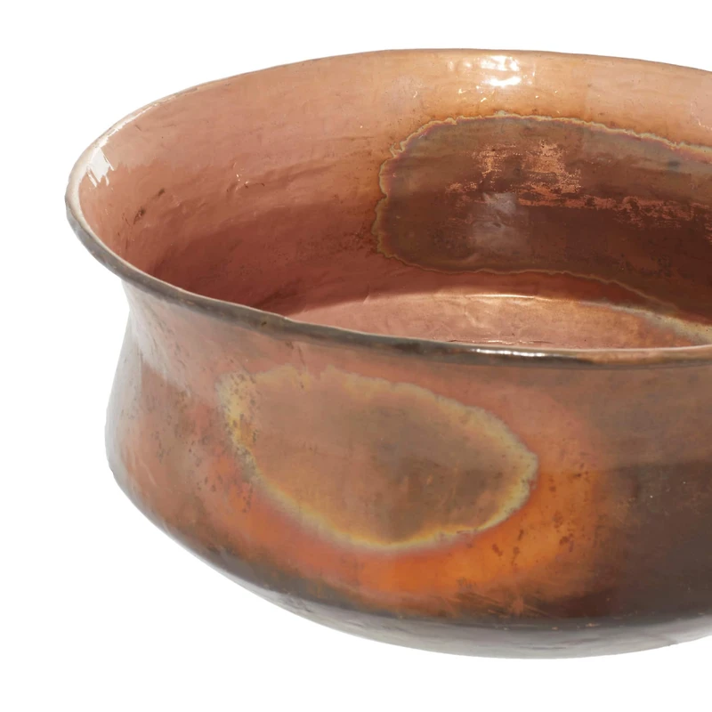 Copper Metal Rustic Planter Set