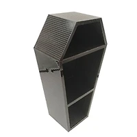16" Black Disco Coffin Tabletop Shelf by Ashland®