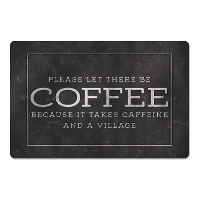 18" x 27" Coffee Caffeine Village Floor Mat