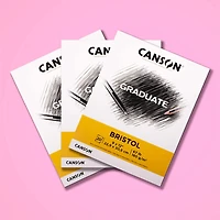 Canson® Graduate Foldover Bristol Pad, 9" x 12"