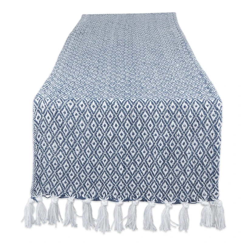 DII® 72" French Blue Mini Diamond Table Runner