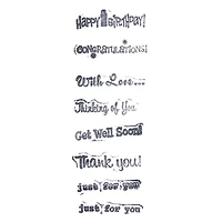 Greetings Wood Stamp Set by Recollections™