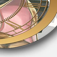 Designart 'Glam Fashion High Heels Iv Glam Wall Clock