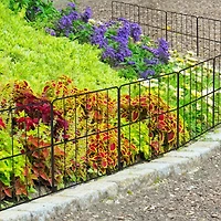 NEX 47ft. Black Square-Shaped Garden Fence
