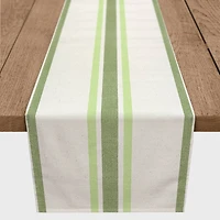 Market Stripes Runner 2 16" x 90" Cotton Twill Runner