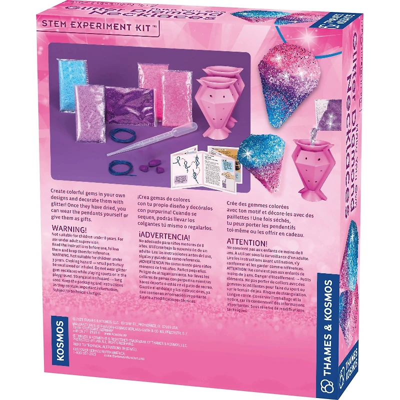 Thames & Kosmos Make Your Own Glitter Diamond Necklaces