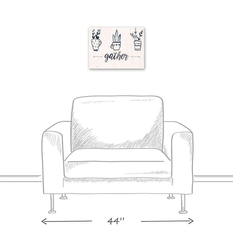 Gather 14" x 11" Canvas Wall Art