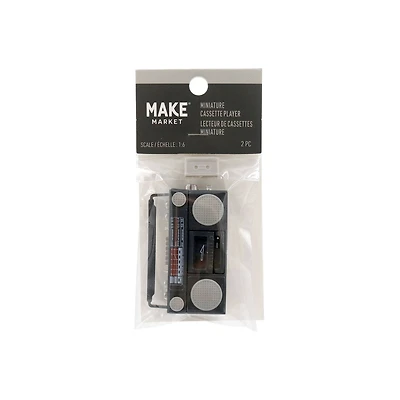 Miniature Cassette Player by Make Market®