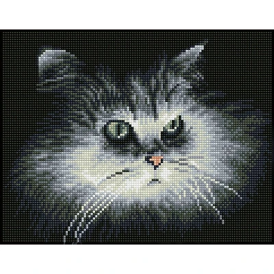 Diamond Dotz® Intermediate Shadow Cat Diamond Painting Kit